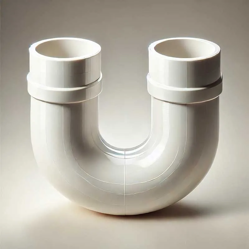 U-Shaped PVC Pipe