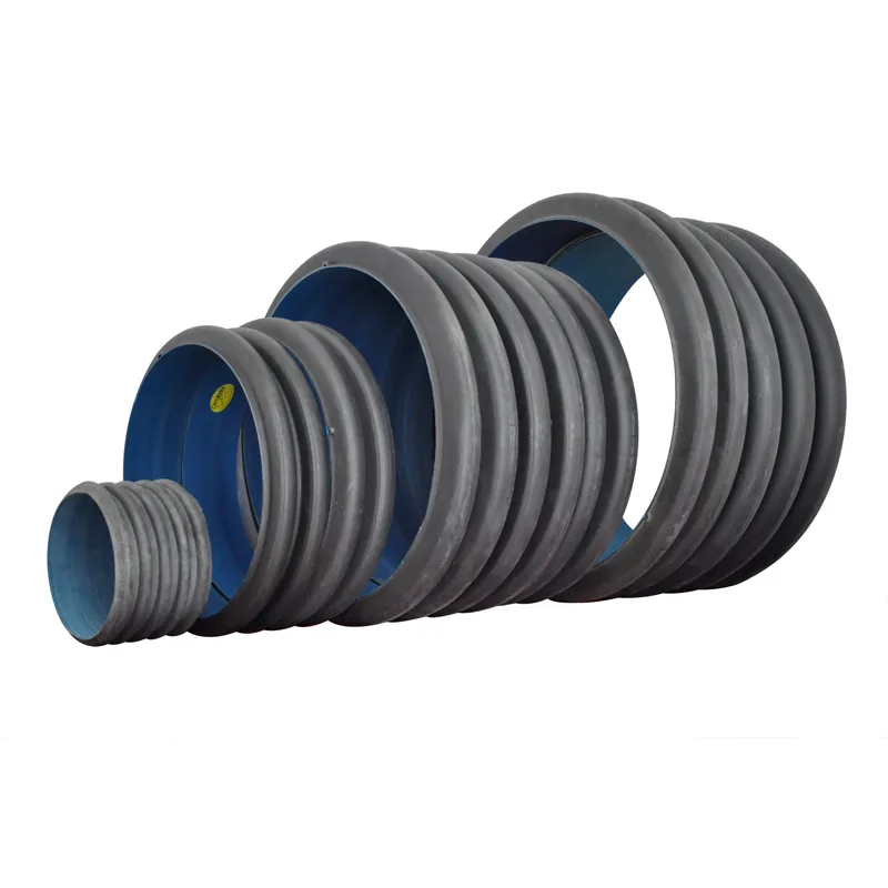HDPE drainage double walled corrugated pipe