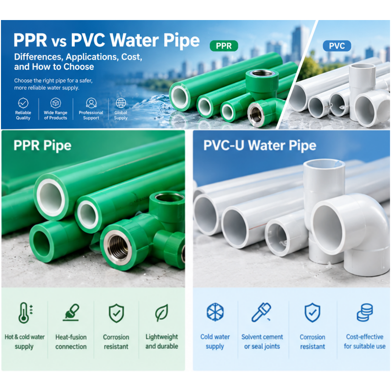 PPR vs PVC Water Pipe: Differences, Uses & Cost