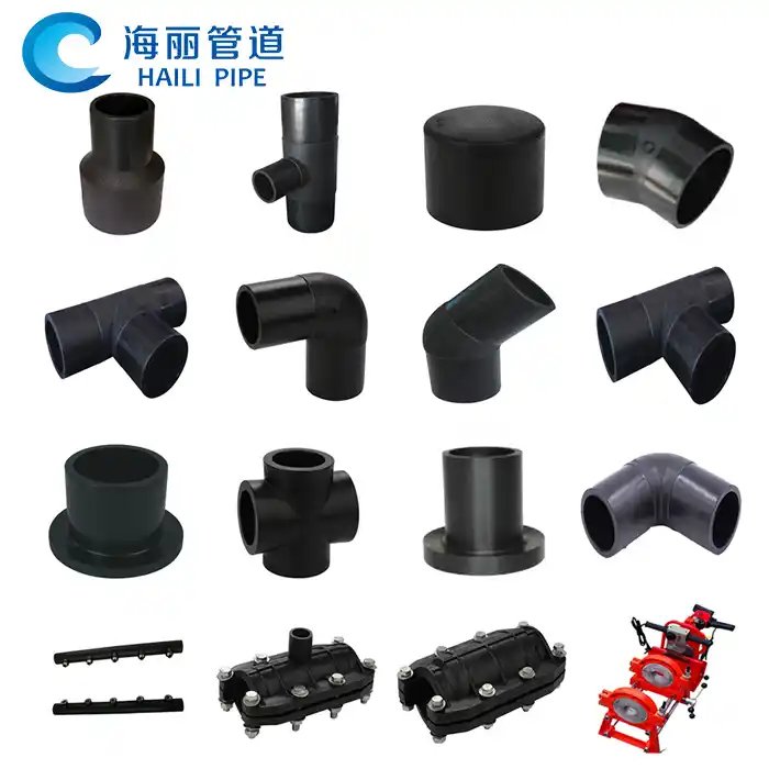 HDPE Pipe Flange Adaptor Butt Fusion Weld - Haili pipe