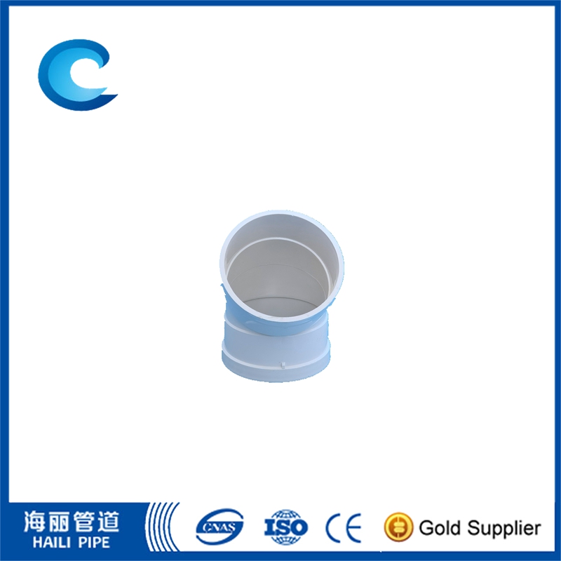 PVC Straight Cross Pipe Fittings for indoor drain pipe